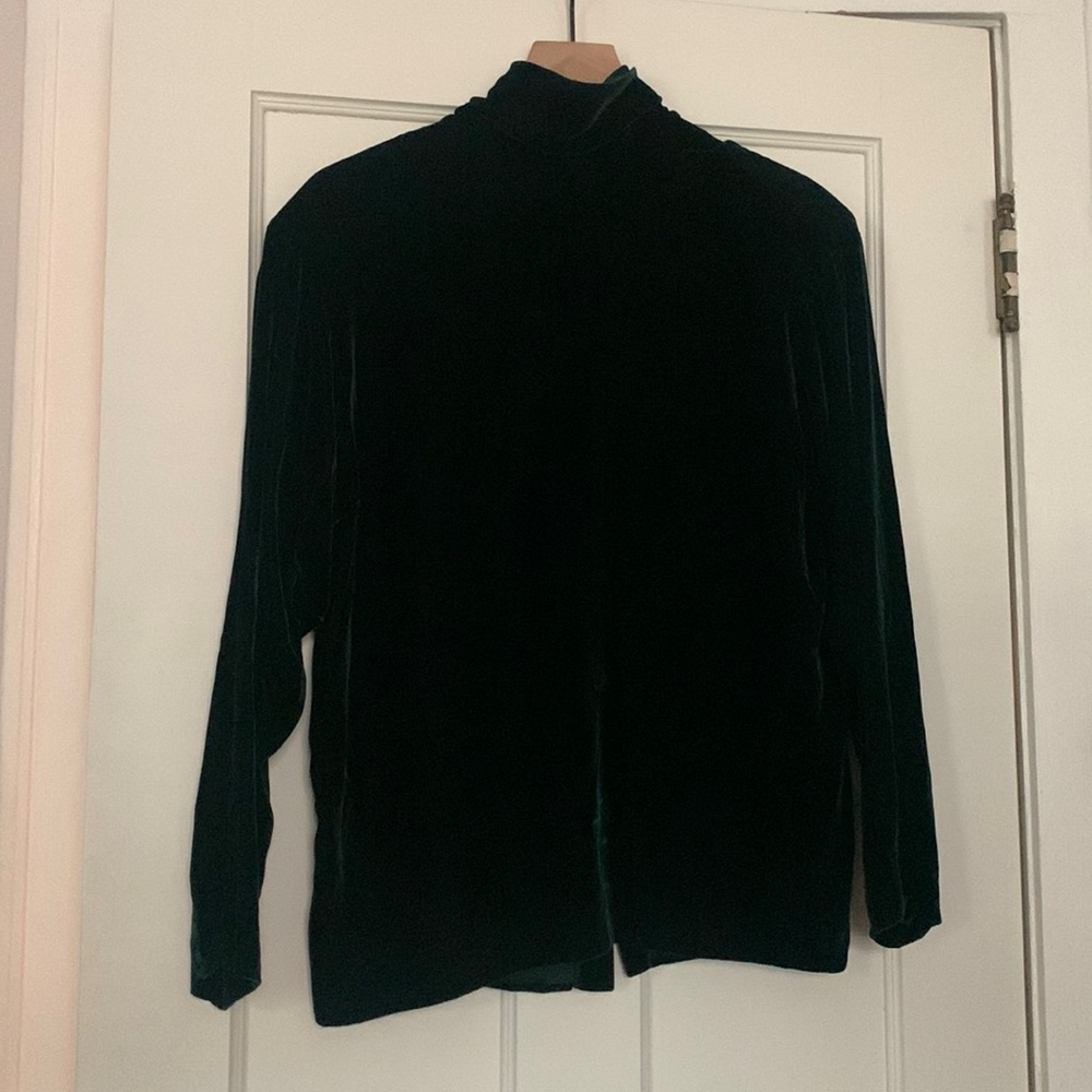 Vintage Green Velvet Women’s Ralph Lauren Shirt